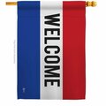 Guarderia Welcome Novelty Merchant 28 x 40 in. Double-Sided Horizontal House Flags for  Banner Garden GU3955684